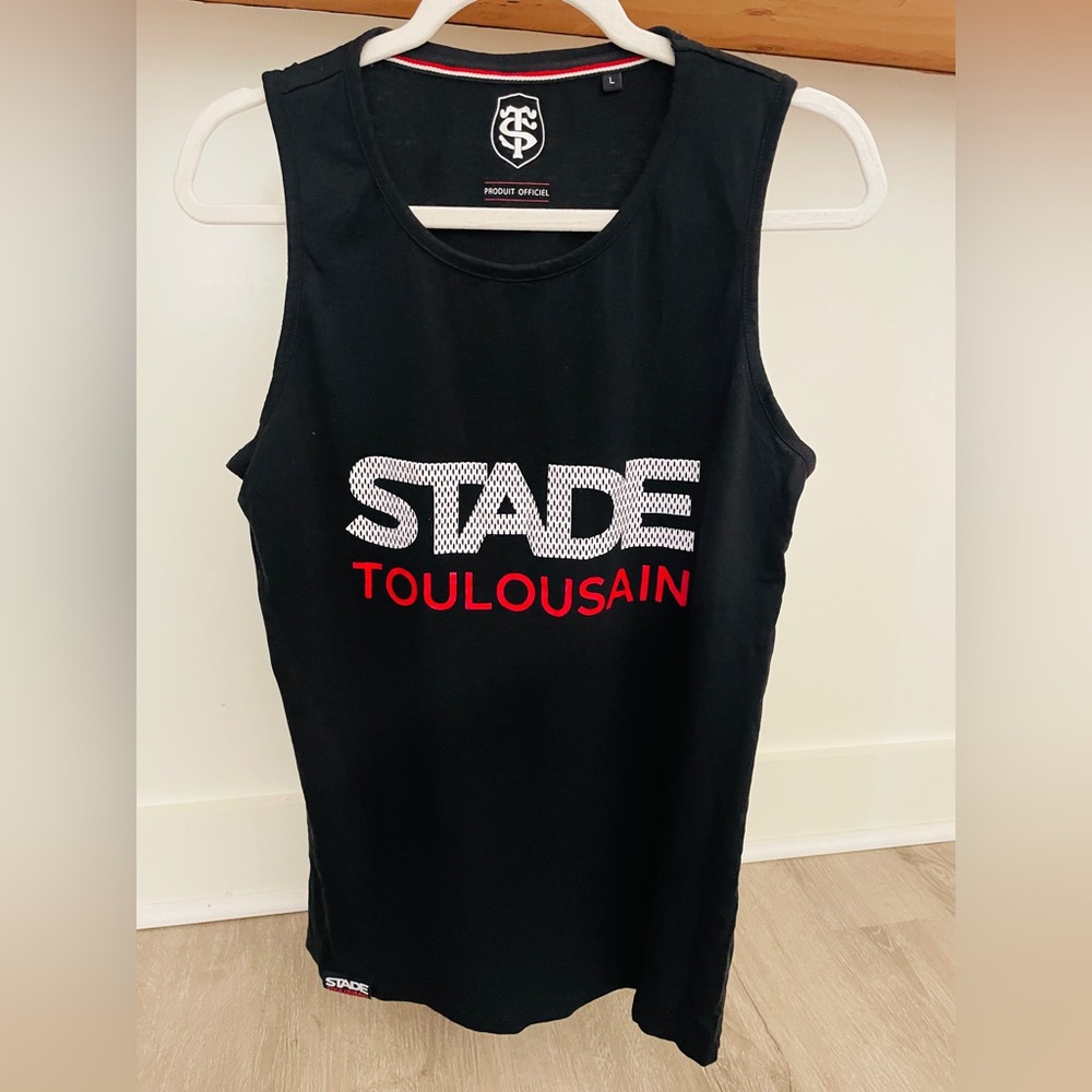 Stade Toulousain Official Men’s Tank Top Black Size L